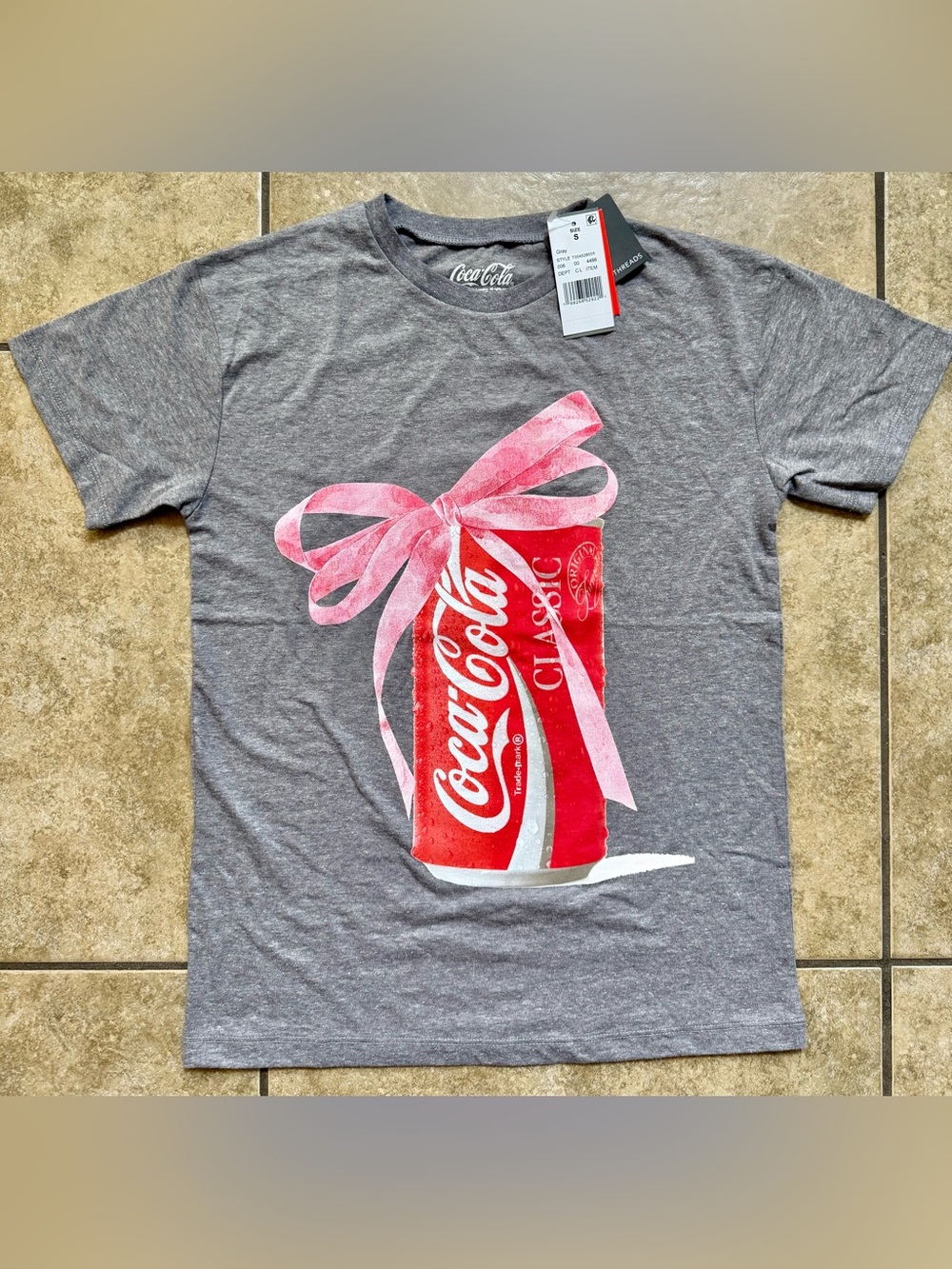 Coca Cola Pink Ribbon Shirt Women’s Size Small New GraysonThreads FAST SHIPPING